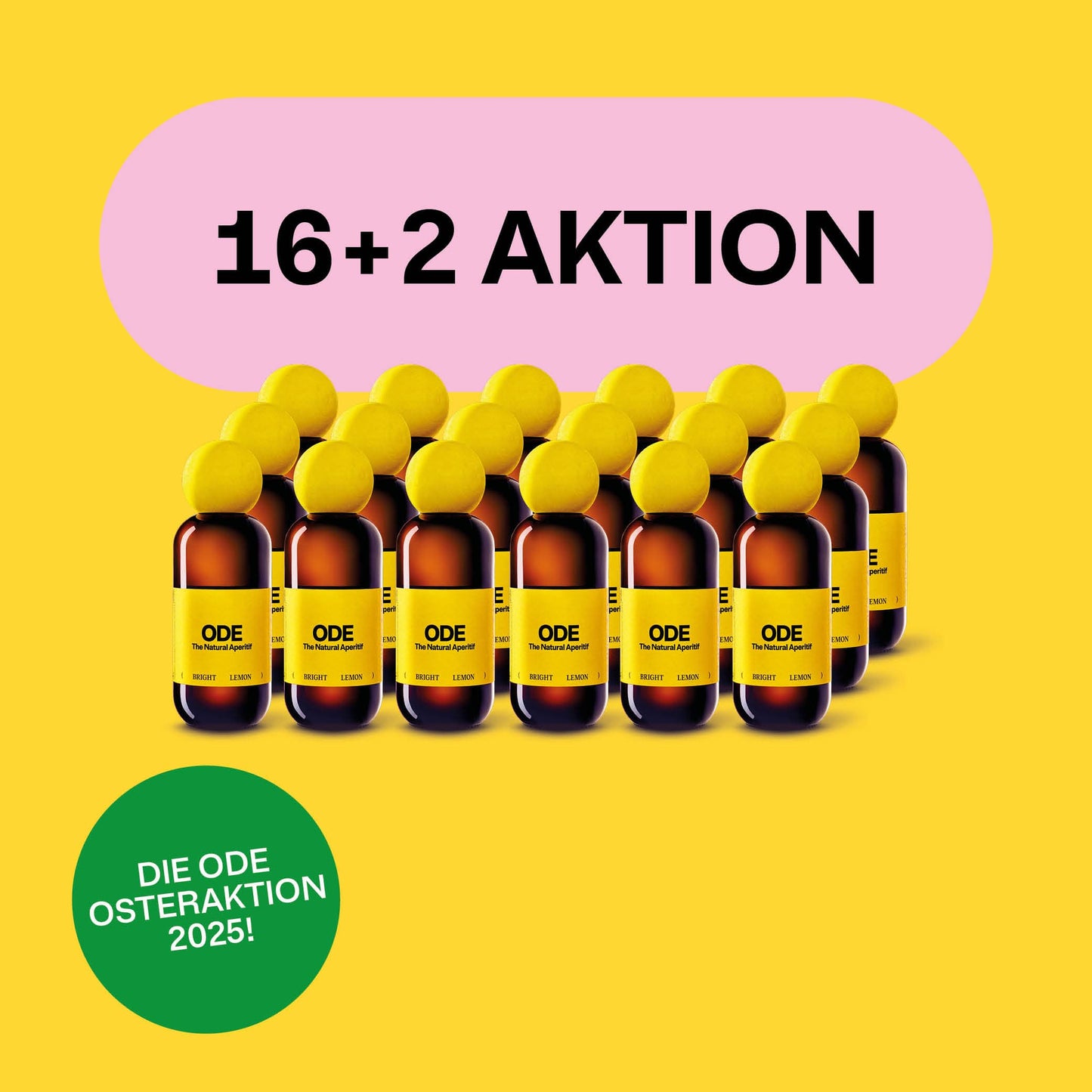 OSTERN-18 / 16+2 Aktion → 18 Flaschen Bright Lemon 0,5 l
