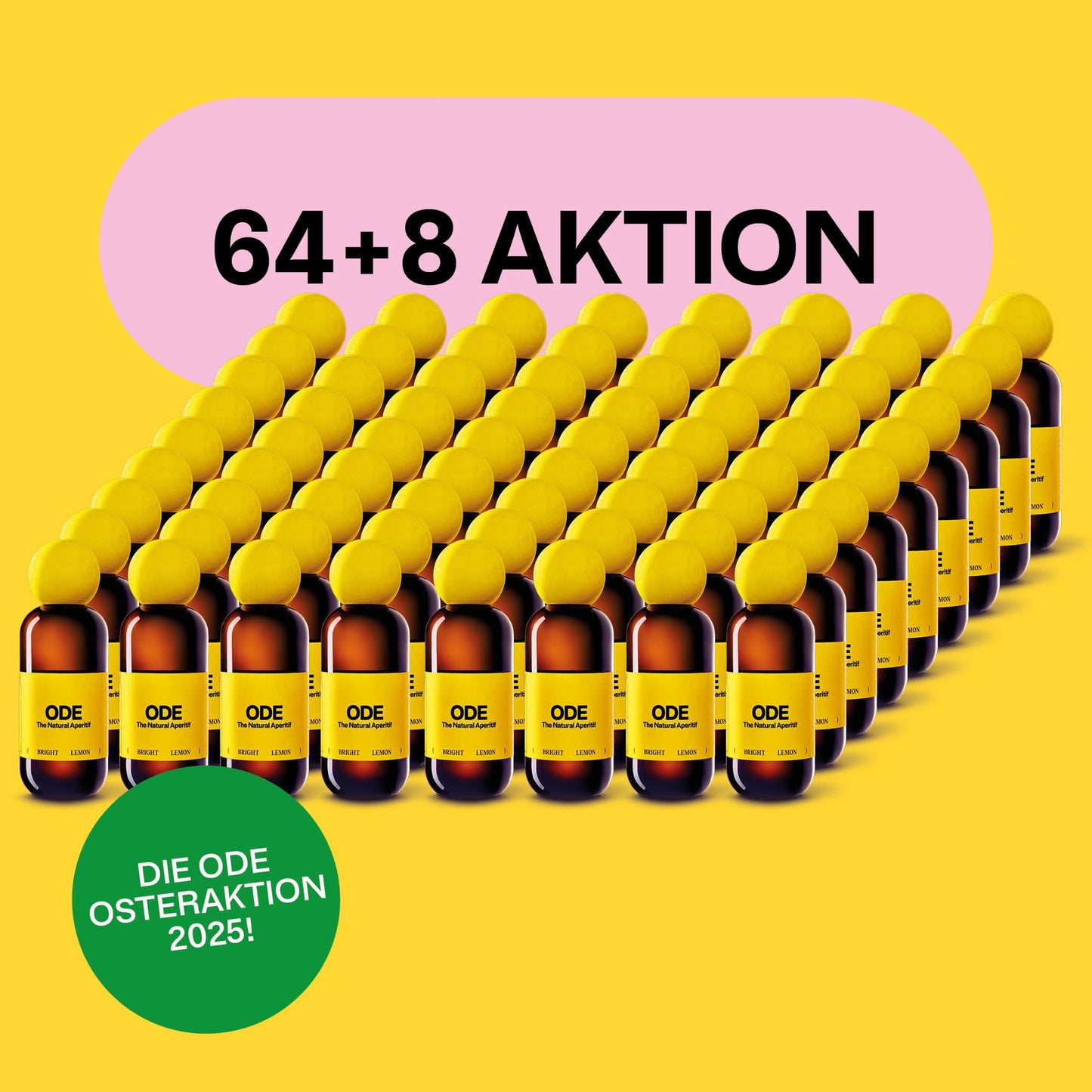OSTERN-72 / 64+8 Aktion → 72 Flaschen Bright Lemon 0,5 l